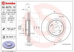 BREMBO Disc frana BREMBO PRIME LINE - UV Coated 09. B270.11 (09.B270.11)