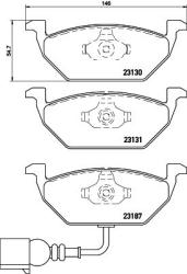 BREMBO set placute frana, frana disc BREMBO XTRA LINE P 85 072X (P 85 072X)