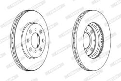 FERODO Disc frana FERODO PREMIER DDF1231C (DDF1231C)