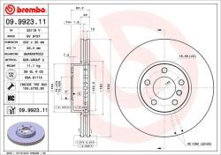 BREMBO Disc frana BREMBO PRIME LINE - UV Coated 09.9923. 11 (09.9923.11)