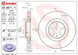 BREMBO Disc frana BREMBO PRIME LINE - UV Coated 09. B971.11 (09.B971.11)