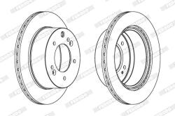 FERODO Disc frana FERODO PREMIER DDF1543C-1 (DDF1543C-1)
