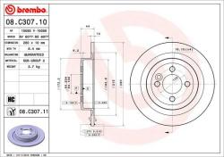 BREMBO Disc frana BREMBO 08. C307.11