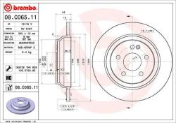 BREMBO Disc frana BREMBO PRIME LINE - UV Coated 08. C065.11 (08.C065.11)