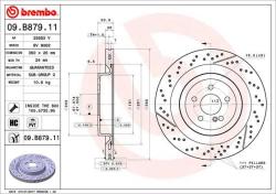 BREMBO Disc frana BREMBO PRIME LINE - UV Coated 09. B879.11 (09.B879.11)