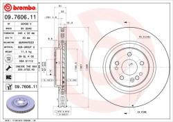 BREMBO Disc frana BREMBO 09.7606. 11 - automobilus