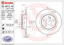 BREMBO Disc frana BREMBO PRIME LINE - UV Coated 08. A612.41 (08.A612.41)