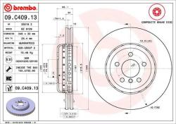 BREMBO Disc frana BREMBO PRIME LINE - Composite 09. C409.13 (09.C409.13)