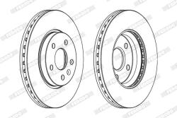 FERODO Disc frana FERODO PREMIER DDF1869C (DDF1869C)