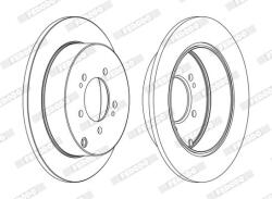 FERODO Disc frana FERODO PREMIER DDF1737C (DDF1737C)