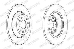 FERODO Disc frana FERODO PREMIER DDF1307C (DDF1307C)