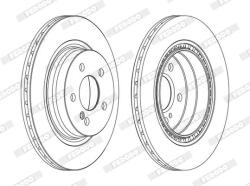 FERODO Disc frana FERODO PREMIER DDF1700C (DDF1700C)