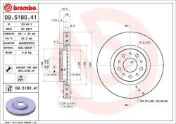 BREMBO Disc frana BREMBO PRIME LINE - UV Coated 09.5180. 41 (09.5180.41)
