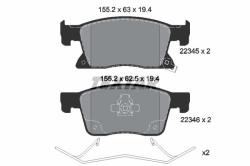 TEXTAR set placute frana, frana disc TEXTAR 2234501 (2234501) - automobilus - 263,24 RON