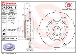 BREMBO Disc frana BREMBO PRIME LINE - Composite 09. D096.13 (09.D096.13)