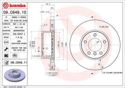 BREMBO Disc frana BREMBO PRIME LINE - UV Coated 09. C649.11 (09.C649.11)