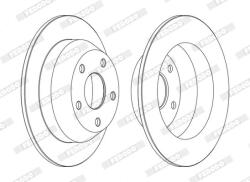 FERODO Disc frana FERODO PREMIER Coat+ disc DDF1553C (DDF1553C)