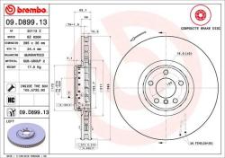 BREMBO Disc frana BREMBO 09. D899.13