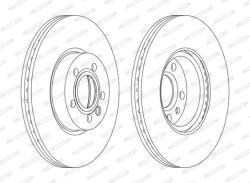 FERODO Disc frana FERODO PREMIER DDF1160C (DDF1160C)