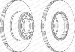 FERODO Disc frana FERODO FCR321A