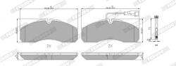FERODO set placute frana, frana disc FERODO PREMIER FVR4248 (FVR4248)