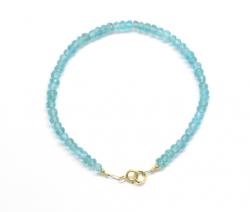  Bratara Apatit Diametru 56 mm - Margele Disc Fatetate - 2-4 mm - Accesorii GF