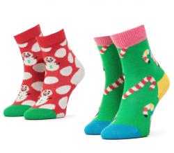 Happy Socks Pachet cadou 2 perechi șosete "Happy Christmas" - 2-3 Y EU