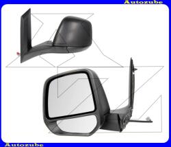 FORD TRANSIT CONNECT 2 2013.09-2018.04 Visszapillantó tükör bal, elektromos, fűthető-domború tükörlappal, fekete borítással P32U2514M
