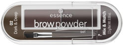 Essence Kit Sprancene Brow Powder Set Essence Brow Powder Set - 02 DARK - DEEP
