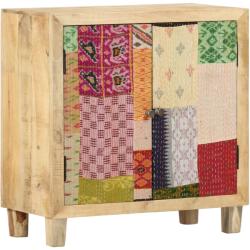 vidaXL Servantă cu petice, 70 x 35 x 75 cm, lemn masiv de mango (286139) Comoda
