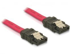Kolink SATA adatkábel 50cm fém clip-es