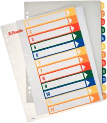 Esselte A4 1-12 nyomtatható regiszter (100214) (100214)