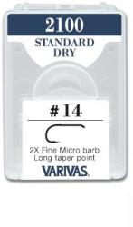 VARIVAS Carlige musca Varivas Standard Dry 2100 2X Fine, Maro, Nr. 16, 30 buc. /cutie (VC210016)
