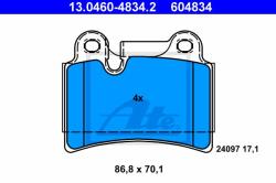 ATE set placute frana, frana disc ATE 13.0460-4834.2 (13.0460-4834.2)