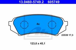 ATE set placute frana, frana disc ATE 13.0460-5749.2 (13.0460-5749.2)