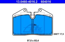 ATE set placute frana, frana disc ATE 13.0460-4016.2 (13.0460-4016.2)