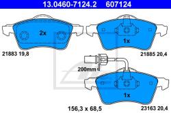 ATE set placute frana, frana disc ATE 13.0460-7124.2 (13.0460-7124.2)
