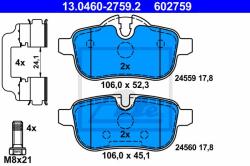 ATE set placute frana, frana disc ATE 13.0460-2759.2 (13.0460-2759.2)