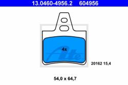 ATE set placute frana, frana disc ATE 13.0460-4956.2 (13.0460-4956.2)