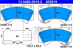 ATE set placute frana, frana disc ATE 13.0460-5618.2 (13.0460-5618.2)