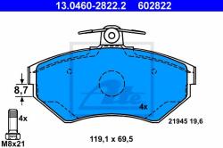 ATE set placute frana, frana disc ATE 13.0460-2822.2 (13.0460-2822.2)