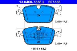 ATE set placute frana, frana disc ATE 13.0460-7338.2 (13.0460-7338.2)