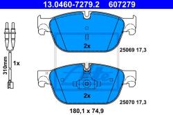ATE set placute frana, frana disc ATE 13.0460-7279.2 - automobilus
