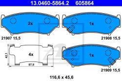 ATE set placute frana, frana disc ATE 13.0460-5864.2 (13.0460-5864.2)