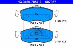 ATE set placute frana, frana disc ATE 13.0460-7057.2 (13.0460-7057.2)