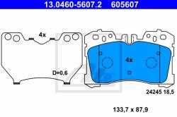 ATE set placute frana, frana disc ATE 13.0460-5607.2 (13.0460-5607.2)