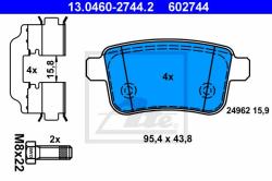 ATE set placute frana, frana disc ATE 13.0460-2744.2 (13.0460-2744.2)