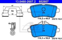 ATE set placute frana, frana disc ATE 13.0460-2607.2 - automobilus