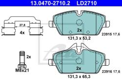 ATE set placute frana, frana disc ATE 13.0470-2710.2 - automobilus