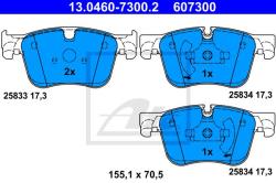 ATE set placute frana, frana disc ATE 13.0460-7300.2 (13.0460-7300.2)